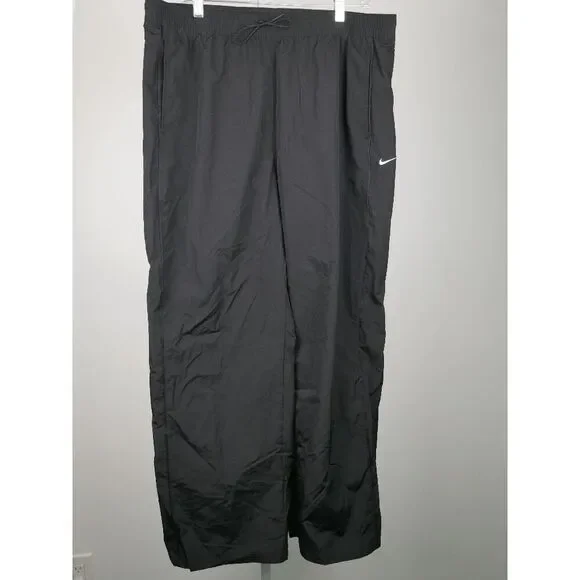 Nike Women’s Windrunner UV 40+ Woven Pants Black Size XL - Picture 2 of 10